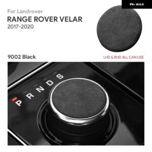 イタリアスーパースエード製カー ギア シフト ノブカバー ランドローバー レンジローバー ヴェラール 2017 - 20 内装 トリム アクセサリー - 9002 Color