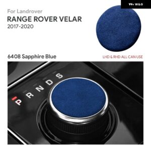 イタリアスーパースエード製カー ギア シフト ノブカバー ランドローバー レンジローバー ヴェラール 2017 - 20 内装 トリム アクセサリー - 6408 Color