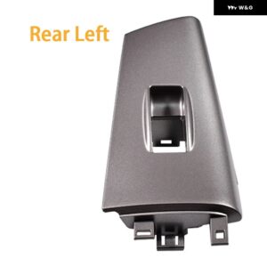 トヨタ カローラ 2007-2013 車用 ウィンドウロック ガラス リフトスイッチ パネル トリム カバー 74232-02E60-B0 74231-02E60-B0 74271-02650-B0 - Rear Left