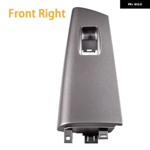 トヨタ カローラ 2007-2013 車用 ウィンドウロック ガラス リフトスイッチ パネル トリム カバー 74232-02E60-B0 74231-02E60-B0 74271-02650-B0 - Front Right