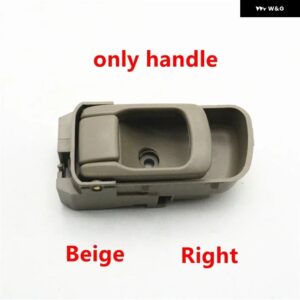 SOARHORSE 1個 内側 内装 ドアハンドル フレーム 日産 フロンティア ナバラ D22 1997-2004 - handle Beige Right
