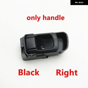 SOARHORSE 1個 内側 内装 ドアハンドル フレーム 日産 フロンティア ナバラ D22 1997-2004 - handle black Right