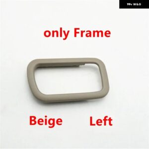 SOARHORSE 1個 内側 内装 ドアハンドル フレーム 日産 フロンティア ナバラ D22 1997-2004 - frame Beige Left