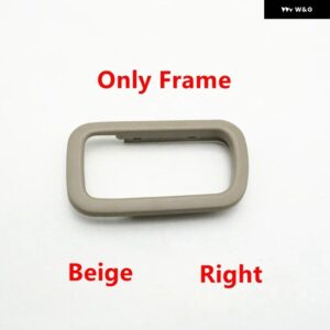 SOARHORSE 1個 内側 内装 ドアハンドル フレーム 日産 フロンティア ナバラ D22 1997-2004 - frame Beige Right