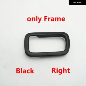 SOARHORSE 1個 内側 内装 ドアハンドル フレーム 日産 フロンティア ナバラ D22 1997-2004 - Frame Black Right