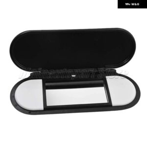 51167342194 車用サン バイザー サンシェード パネル ハウジング バニティミラー カバー MINI F55 F56 F60 ライトランプなし 2014-2022 - Black-No　Lamp　Slice