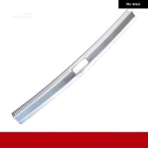 カーアクセサリー フォルクスワーゲン CC 2010 - 2018 ステンレス テールゲート トランク リア バンパー プロテクター シル - Silver Brushed B