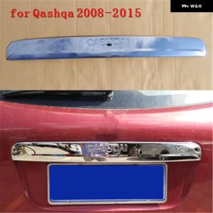 ステンレス リア トランク リッド トリム カバー トリム 日産 キャシュカイJ10 2007-2015カー スタイリング ステッカー - With　smart　hole