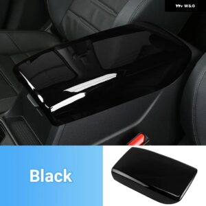 ホンダ CRV 2023 2024 2025 CR-V 第6世代 ハイブリッド車用 アームレスト ボックス プロテクター トリム カバー 防水 パッド 内装アクセサリー - black