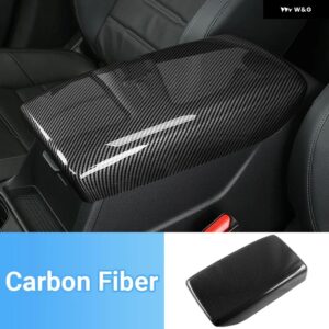 ホンダ CRV 2023 2024 2025 CR-V 第6世代 ハイブリッド車用 アームレスト ボックス プロテクター トリム カバー 防水 パッド 内装アクセサリー - carbon　fiber