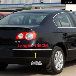 VW フォルクスワーゲン パサート B6 2006 - 10 ABS リア バンパー トリム クローム トリム カー スタイリング - right