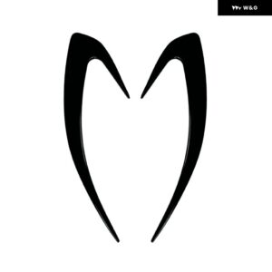 光沢ブラック マツダ MX-5 ミアータ ND 2016+ 車用 リア バンパー カバー テールサイドウィンドナイフ ABS トリム ブレード トリム ステッカー - Glossy　Black