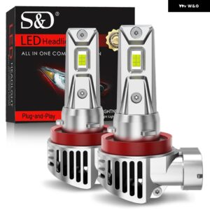 30000LM H11 LED ヘッドライト バルブ H8 9005 HB3 9006 HB4 ランプ ファン付き CANバス ミニCSP 320W 車用 フォグランプ 12V 24V 6000K - h8