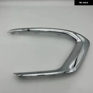 プジョー 5008 車用 フロント バンパー フォグランプ ランプ フレーム カバー フォグライト フォグランプ クローム トリム キャップ フードリッド ベゼル - Right2