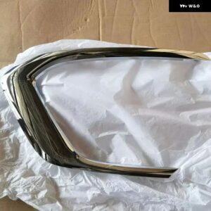 プジョー 5008 車用 フロント バンパー フォグランプ ランプ フレーム カバー フォグライト フォグランプ クローム トリム キャップ フードリッド ベゼル - Left1