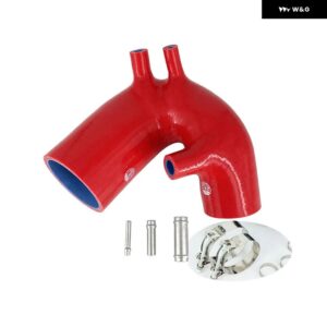 シリコン製インテークホース チューブ パイプ アバルト 500 595 695 T-JET エンジン 1.4L ギャレット 1446 ターボ コンペティツィオーネ / ツーリスモ / - K8-287 RED