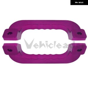 ルーフ グリップ ハンドル トヨタ ハイエース 2005-2018年式後期 運転席側 アルミ アームレスト 車ドア アームレスト 手すりカバー トリム 2個 - Purple