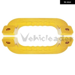 ルーフ グリップ ハンドル トヨタ ハイエース 2005-2018年式後期 運転席側 アルミ アームレスト 車ドア アームレスト 手すりカバー トリム 2個 - Gold