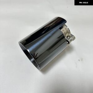 カーパーツ マフラー テールスロートサプレッサー テールビル ステンレス チタンブラック M2 M3 M4 M5 M6 BMW F87に適合 - black 60mm-89mm