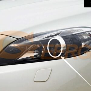 ボルボ V40 2012 - 15 BLUETOOTHアプリ RFリモート マルチカラー 超高輝度 RGB LED エンジェルアイキット ハローリング - xenon headlight