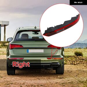 EU バージョン 80A945069 80A945070 車用リア バンパー リフレクター ライト アンダー リア テールライト 左右 アウディ Q5 2018-2021 - Right