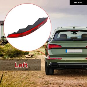 EU バージョン 80A945069 80A945070 車用リア バンパー リフレクター ライト アンダー リア テールライト 左右 アウディ Q5 2018-2021 - Left