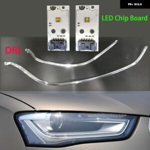 回路基板 アウディ A4L B8 PA 2013 2014 2015 光源ボード チップボード 車 DRL ヘッドライト ライトガイドストリップ カーパーツ - 2pcs Right light