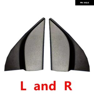 オートマチック車用フロントドア トリム モールディング トライアングル フレーム ホーンカバー キャップ 日産 MICRA K13 2010-2015 - Left and Right