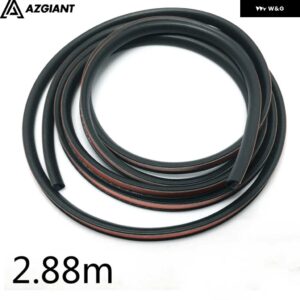 カーサンルーフシール ステッカー BMW E90 E60 E36 F30 E34 F10 F20 E92 E91 E53 E70 X5 X3 3/5/7シリーズガラスシーラント - 2.88M