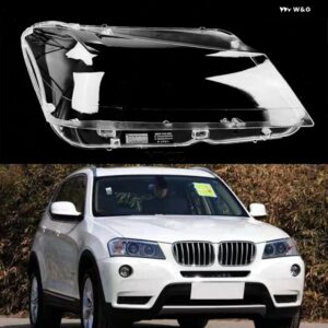 BMW X3 F25 フロントランプ シェード クリアシェル ヘッドライト ハウジング ヘッドランプ ランプカバー レンズ プレキシガラス 2010 - 13 - 1PCS left side