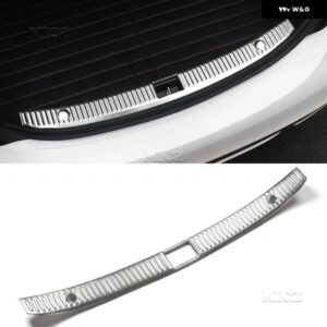 メルセデス ベンツ C クラス W205 C200L 260L 2015-2021 車用 ステンレス リア バンパー プロテクター トランク ドアプレート カバー トリム - A Inside