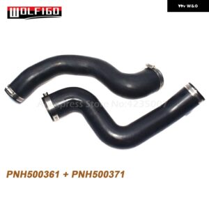 1 / 2PCS レンジローバー スポーツ 3.6 TDV8 上部 LH RH 左右インタークーラー チューブ ホース PNH500361 PNH500371 7H329G738BB - black