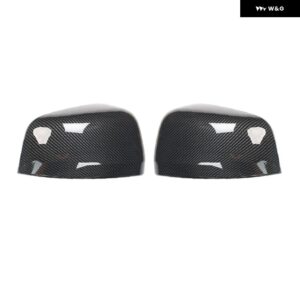 カーボングレインカーサイドドアバックミラー カバー トリム ジープ グランド チェロキー 2011-2020 2018 19 17 16 15 14 WK2アクセサリー - Carbon Fiber A pair