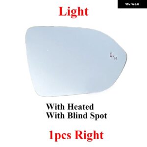 外側ドア バックミラー ウィンカーランプ インジケーター ライト ブラインド スポット ヒーテッドガラスレンズ CHERY EXEED RX STELLAR 2023-2024 - 1x Blind Spot Lens R