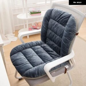 シートヒーター パッド 付き オフィスチェア 電気ヒーター クッション 9段階温度 サーモスタット内蔵マット - Dark Grey