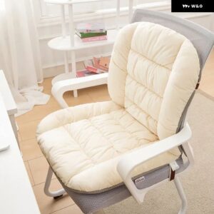 シートヒーター パッド 付き オフィスチェア 電気ヒーター クッション 9段階温度 サーモスタット内蔵マット - beige