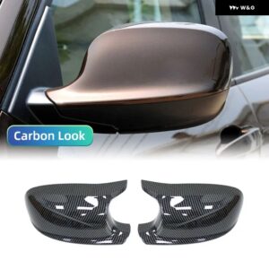 M スタイル バックミラー カバー ウィングサイド バックミラー キャップ BMW X3 F25 X1 E84 PRE-LCI 2009 - 13 - Carbon fiber pattern