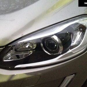 ボルボ XC60 156 フェイスリフト 2014 - 16 BLUETOOTHアプリ 超高輝度マルチカラーRGB LEDエンジェルアイキット ハローリング - xenon headlight