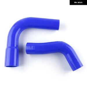 1972-1977 マツダ RX3 RX-3 ターボ シリコン ラジエーター クーラント パイプ チューブ ホース キット - Blue