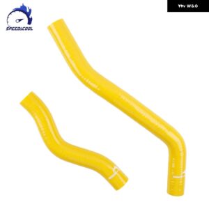 2001-2005 ホンダ シビック DX LX D17 1.7L 2002 2003 2004 シリコン ラジエーター クーラント パイプ チューブ ホースキット - Yellow