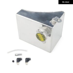 240SX S13 SR20DET KA24DE KA24E KA24 アルミクーラント オーバーフロー タンク リザーバー キット 日産 - Silver