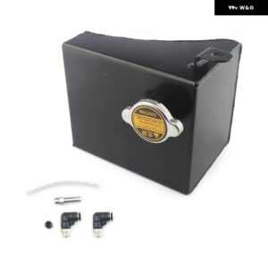 240SX S13 SR20DET KA24DE KA24E KA24 アルミクーラント オーバーフロー タンク リザーバー キット 日産 - black