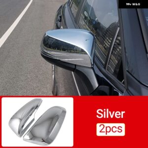 トヨタ カローラ クロス XG10 2021 - 24 2025 ハイブリッドカー サイド バックミラー キャップ カバー シェル トリム 外装 アクセサリー - Silver