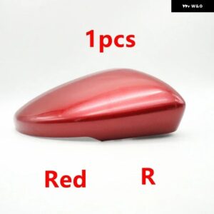 車用リバースバックミラー アセンブリ カバー /ウィンカー/ランプリアビューレンズ フレーム SAIC ROEWE I5 NEW MG5 2020 2021 - 1pcs red cover R