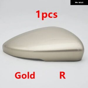 車用リバースバックミラー アセンブリ カバー /ウィンカー/ランプリアビューレンズ フレーム SAIC ROEWE I5 NEW MG5 2020 2021 - 1pcs gold cover R