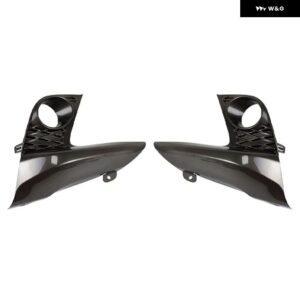 レクサス CT200H Fスポーツ 2014 - 16 車 外装 アクセサリー フロント バンパー フォグランプ フレーム カバー グリル トリム シェード パーツ - Left and Right