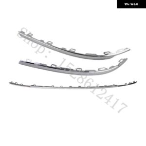 VW フォルクスワーゲン ティグアン MK2 2017 2018 2019-2021 ABS クロームメッキ カーリア バンパー デコレーションストリップ カーアクセサリー - Rear 3PCS