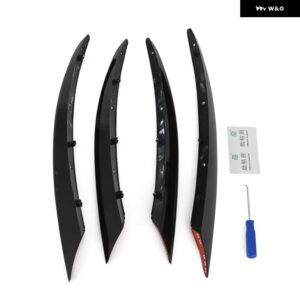 メルセデス ベンツ C クラス W205 C180 C200 カーボン ABS フロント フォグランプ グリル グリル 装飾 カバー ステッカー 2015 - 18 - black