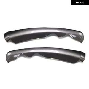 フォード モンデオ 2013 - 16 1ペア ABS 車フロント バンパー アンダー トリム モールディング スタイリング - Phantom Gray