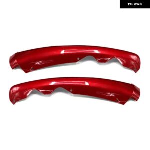 フォード モンデオ 2013 - 16 1ペア ABS 車フロント バンパー アンダー トリム モールディング スタイリング - Red